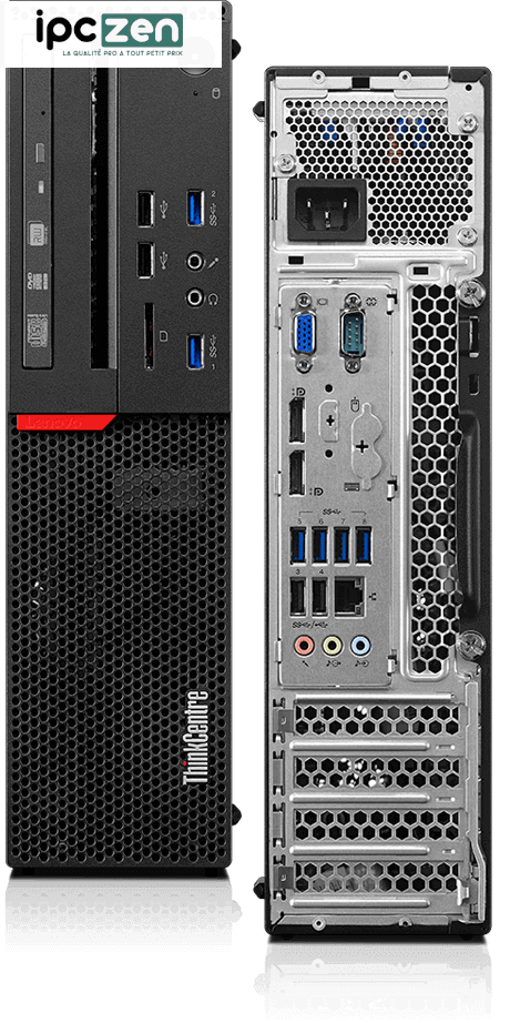Ordinateur reconditionné Lenovo ThinkCentre M900 SFF Core i5-6500 3,2 Ghz - SSD 480 Go RAM 8 Go